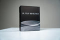 Ultra Whisper product box on a white display surface
