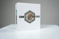Coin Pitcher product box with the cork device displayed in front
