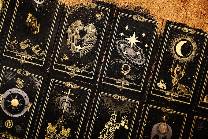 Customized marked tarot deck